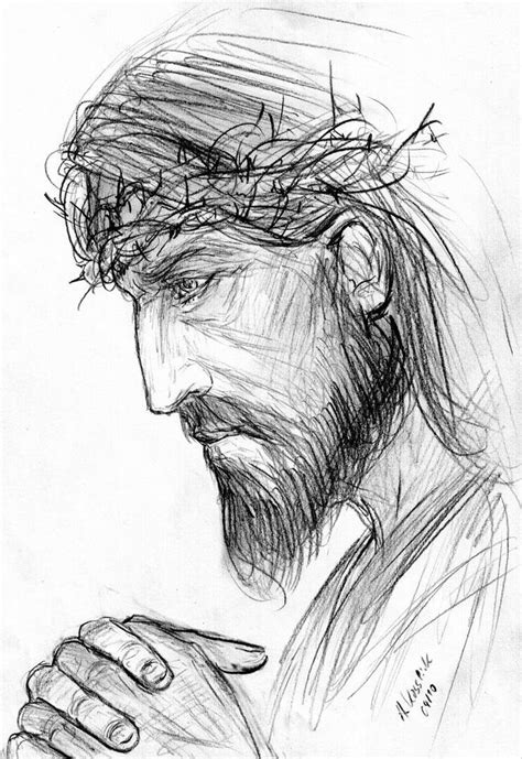 Christus Sketch By Andrekosslick On Deviantart Jesus Art Drawing