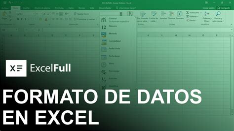 Formato De Datos En Excel Excelfullcom