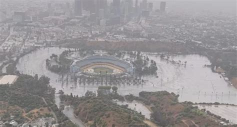 Insane Dodger Stadium Flood Photo Goes Viral
