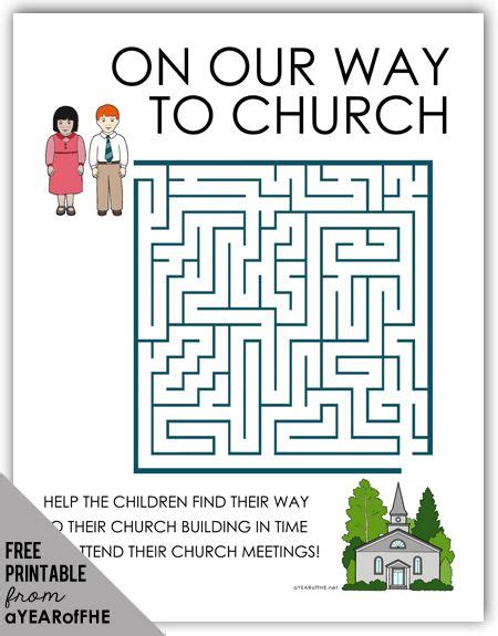 Free Printable Childrens Church Lessons And Worksheets
