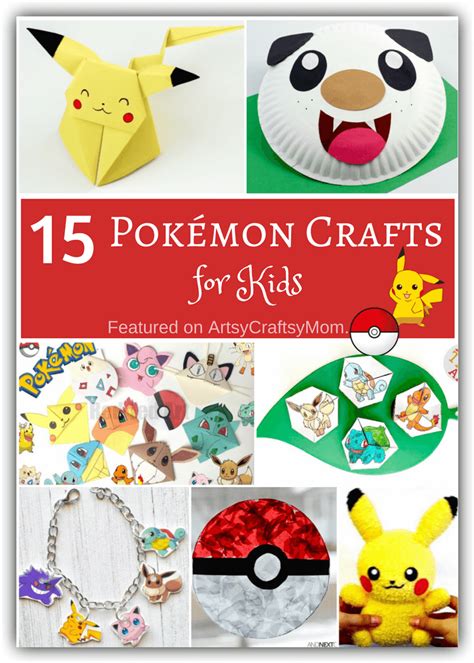 15 Pokémon Crafts For Kids