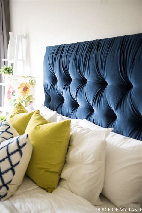 Tufted Headboard How To Make It Own Your Own Tutorial Bedroom Decor