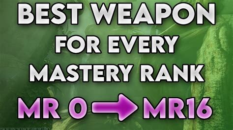 Warframe The Best Primary Weapons For Every Mastery Rank 2023 Youtube