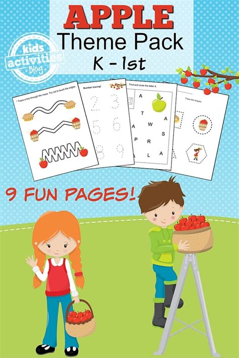 Free Apple Worksheets For Preschool And Kindergarten Fun Kids