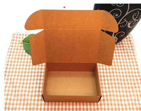 104x73x23cm Natural Brown Kraft Paper Small Ts Packaging Box