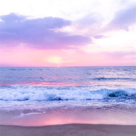 Facebook Pastel Sunset Beach Scenery Pastel Sky