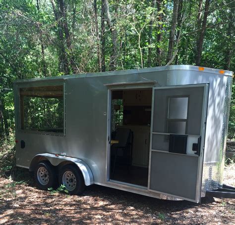 Stealth Cargo Trailer Tiny House Conversion For 15k Enclosed Trailer