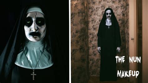 Valak The Nun Halloween Makeup Tutorial Youtube