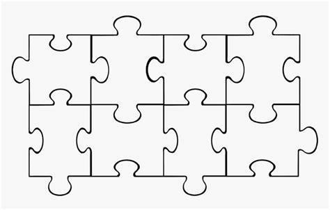 6 Piece Jigsaw Puzzle Template Free Free Printable Templates