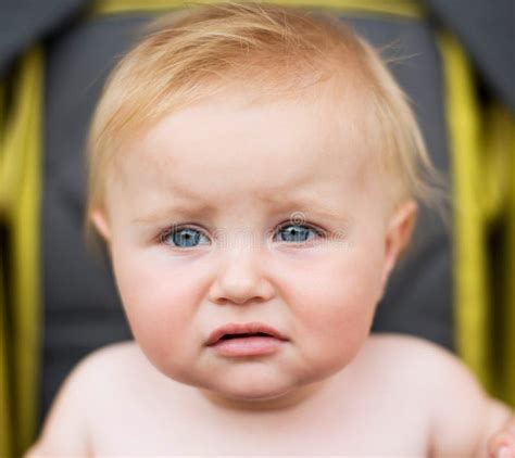Sad Baby Stock Image Image Of Innocence Toddler Background 32781029