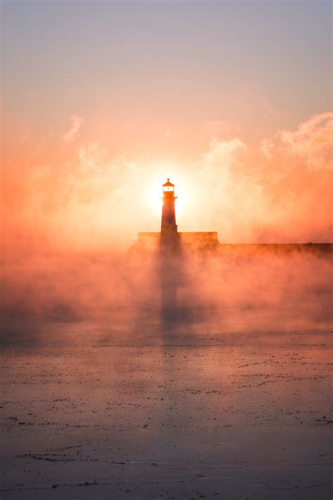 Lighthouses At Sunrise