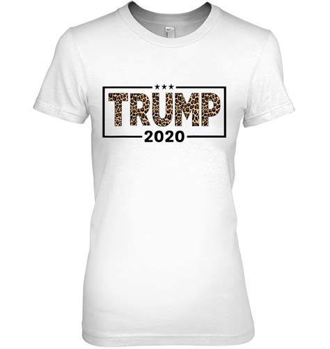 Donald Trump 2020 Leopard Print Women T Shirts Hoodies Svg And Png