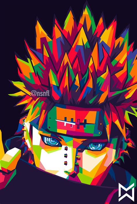 Pain In Wpap Art Of Indonesia Naruto Uzumaki Art Wallpaper Naruto