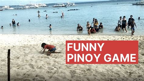 Pinoy Funny Game Beach Game Youtube