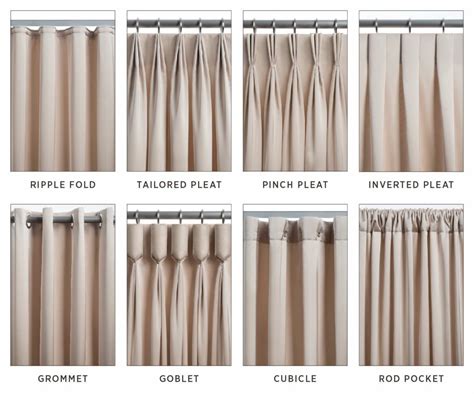 The 8 Most Common Types Of Drapery Curtains Home Curtains Drapery