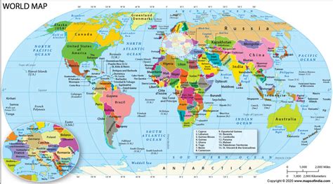 World Political Map All Subjects Notes Teachmint
