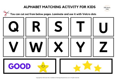 Free Printable Alphabet Matching worksheets for toddlers (Upper case ...