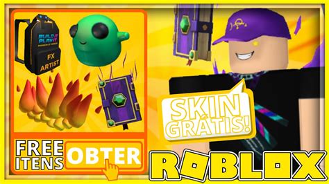 Como Criar 4 Skins GrÁtis Com Os Novos Itens GrÁtis No Roblox