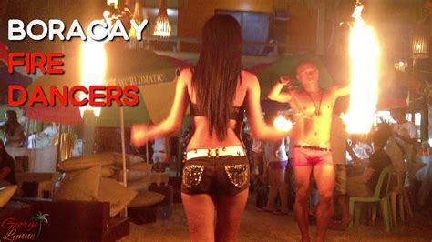 Fire Dancers Performing In Boracay Philippines Part 3 Youtube