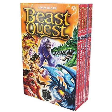 Beast Quest Pack Series 1 6 Books Rrp £2994 Arcta The Mountain
