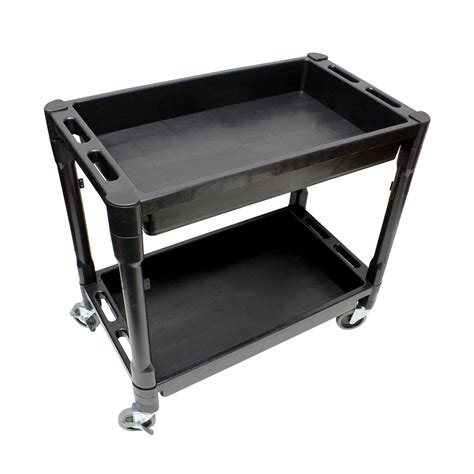 Bisupply Rolling Cart With Shelves Rolling Tool Cart Service Cart