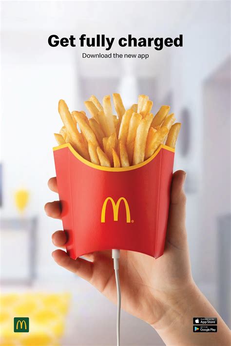 Mcdonalds Outdoor Advert By Tbwa Mcdonalds New App 1 Ads Of The