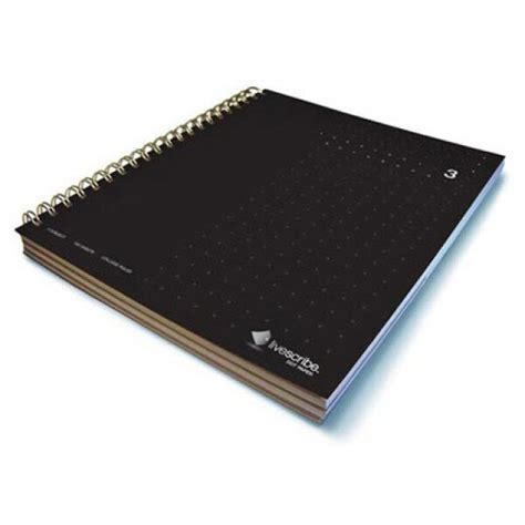 Buy Livescribe Three Subject Notebook 3 Black Online In United Arab