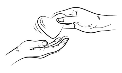 Premium Vector Donate Hand Drawn Concept Of Charity And Donation