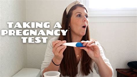 Taking A Pregnancy Test Youtube