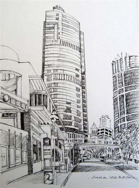 Almost files can be used for commercial. perspective view in the city | Perspective drawings | Pinterest