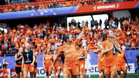 Netherlands Players Sherida Spitse And Kika Van Es As Well As
