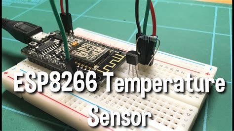Esp8266 Temperature Sensor With Ds18b20 Youtube
