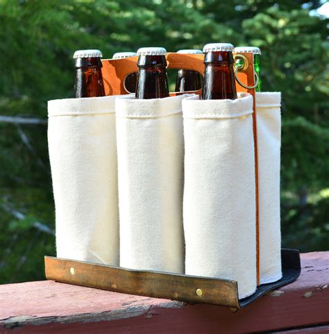 Sale The Beer Case 6 Pack Brew Carrier Handmade With