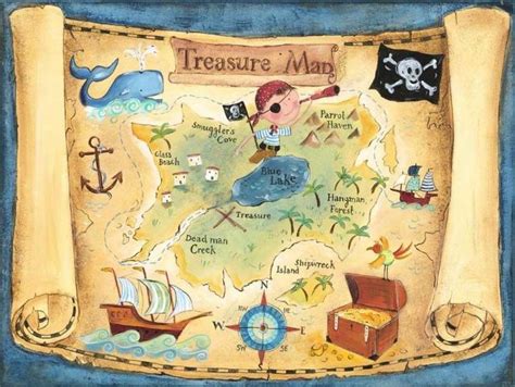 Treasure maps may not be widely used, or even used, today as compared to the golden age of piracy from 1650 to 1726. Meer dan 1000 afbeeldingen over schatkaart op Pinterest ...