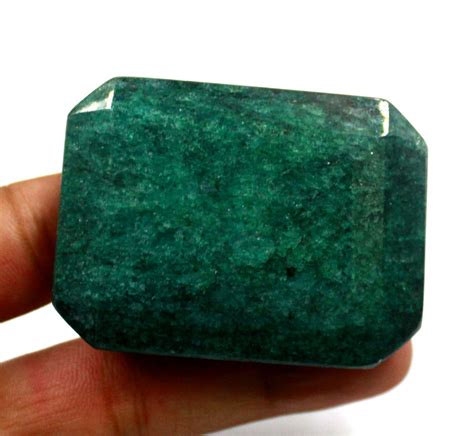 600 Ct Certified Natural Brazil Emerald Green Emerald Cut Etsy