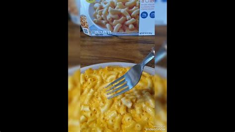 Lean Cuisine Macaroni And Cheese Review Video Youtube
