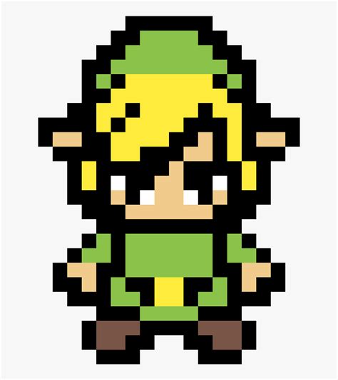 Pixel Art Zelda Link Easy Zelda Pixel Art Hd Png Download Kindpng