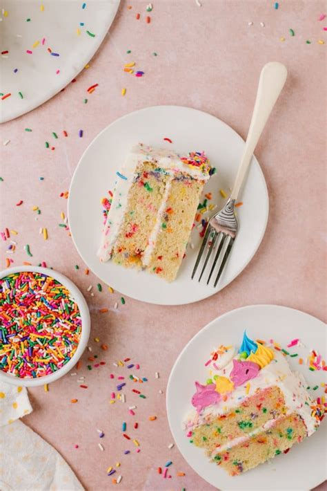 Funfetti Cake With Vanilla Buttercream Baked Bree