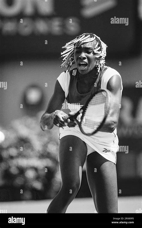 Venus Williams At The 1998 Lipton Tennis Championships Stock Photo Alamy