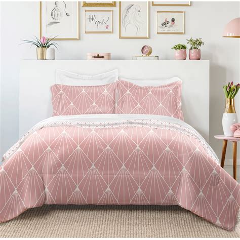 Luxuriating in a good sleep sometimes takes more than just a nice bed and cushy pillows. 2-pc. Pink Diamonds Comforter Set, Twin XL | At Home