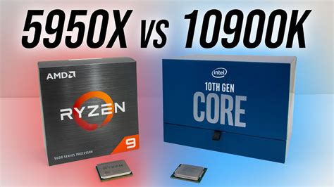 Amd Ryzen 9 5950x Vs Intel I9 10900k Cpu Comparison