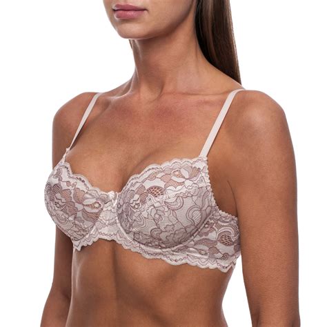 Lace Bra With Frame Sexy Fitting Large Size Womens Ebay