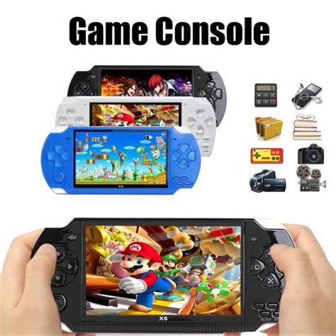 Retro Classic X6 Handheld Video Game Console Built In 1000 Games 43