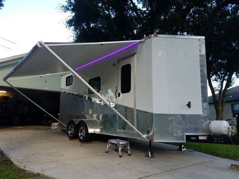 Toyhauler build, welding, paint, wire and start on the next one. Pin by Donald Smith on DIY Camper - Cargo Trailer Conversion - Toy Hauler | Cargo trailer ...