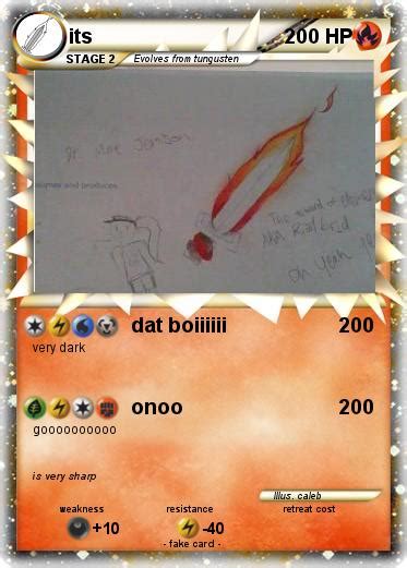 Pokémon Its 275 275 Dat Boiiiiii My Pokemon Card