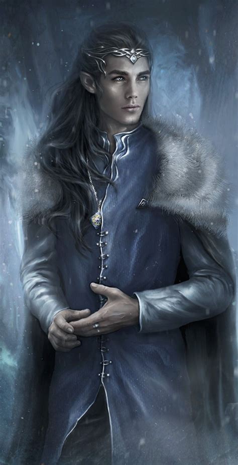 fingolfin elves fantasy tolkien art character portraits