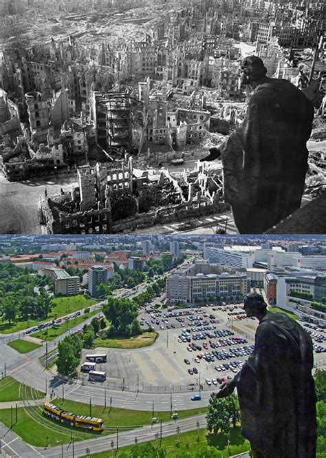 I highly recommend you visit dresden as the perfect weekend getaway in a charming german town with great culture, architecture and shopping! Dresden, Germany - Then v. Now | Wwii history, History ...