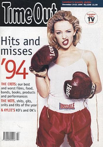 Kylie Minogue Time Out December 1994 Uk Magazine 329921 Magazine