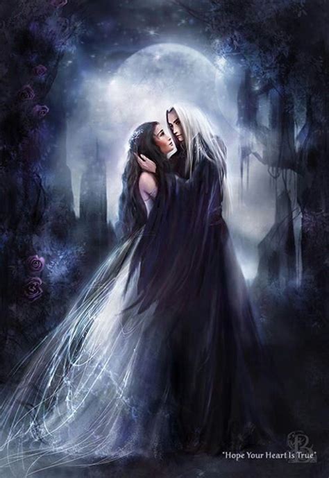 Gothic Couple Love Goths Fantasy Dark Fantasy Art Foto Fantasy