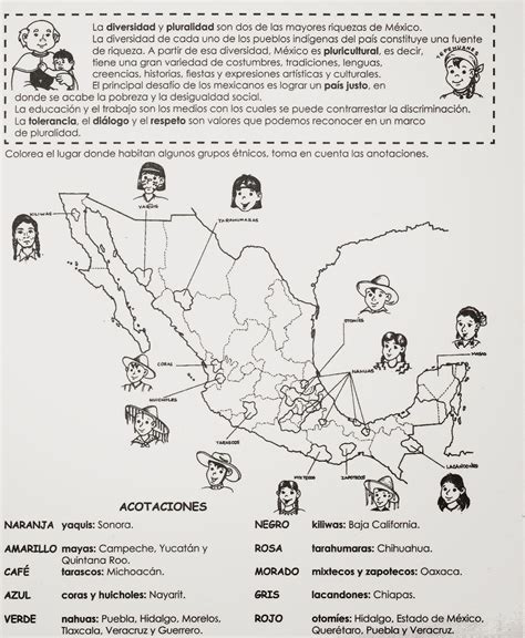 Cuarto Grado Aprendamos Divirtiendonos La Diversidad Cultural De México